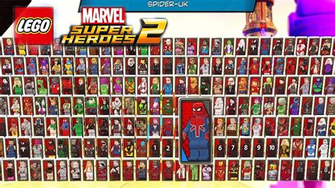 marvel lego superheroes 2 all characters|lego marvel 2 unlocked characters.